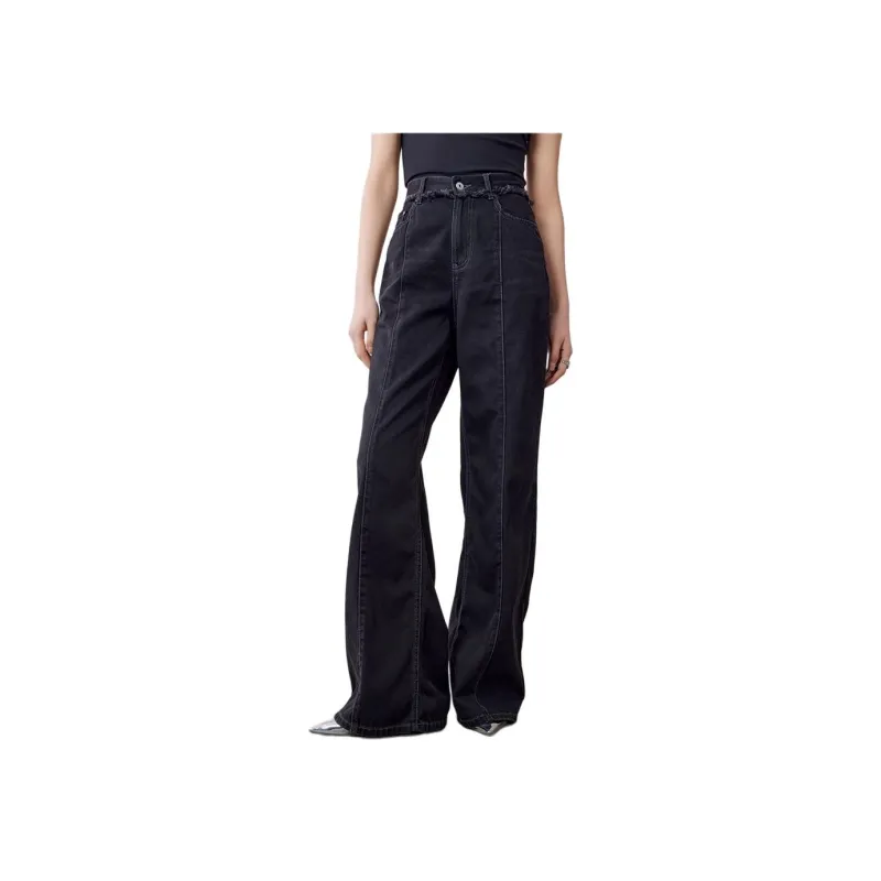 A21 Jeans Women's Black Gray-1