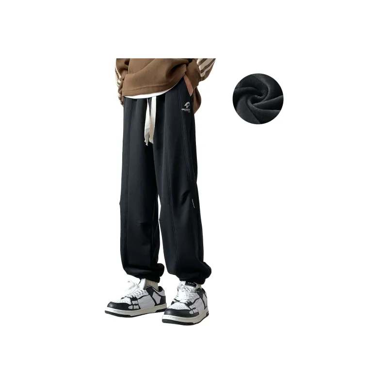 Qnxeey Casual Pants Unisex-18