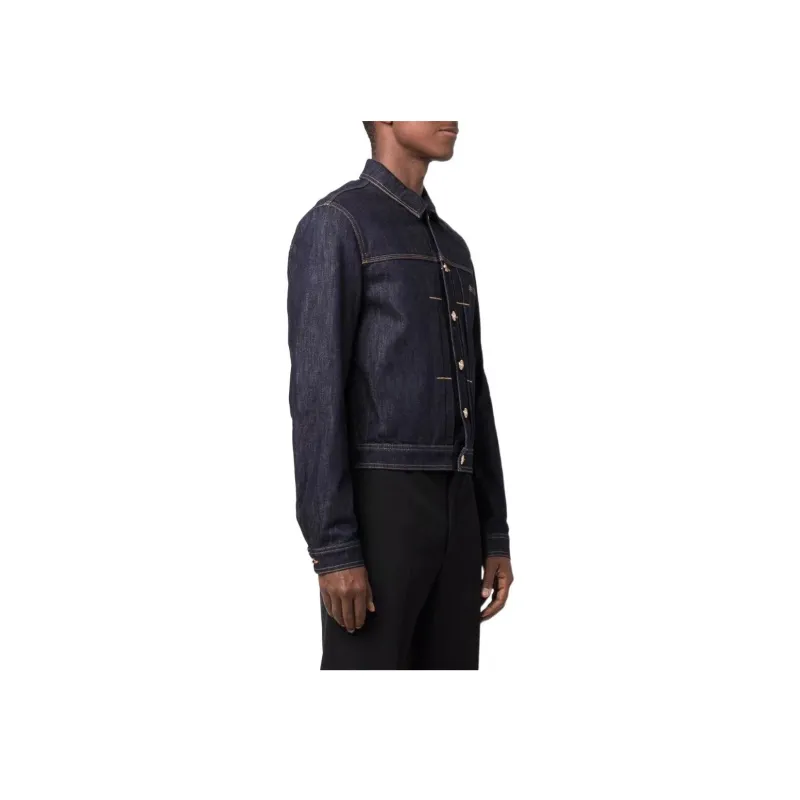 VERSACE VERSACE Denim Jacket Men's Blue-3