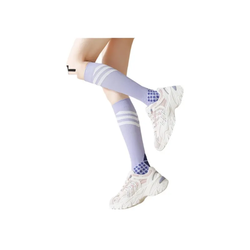 Temooues Knee High Socks Women's Combo Set-5