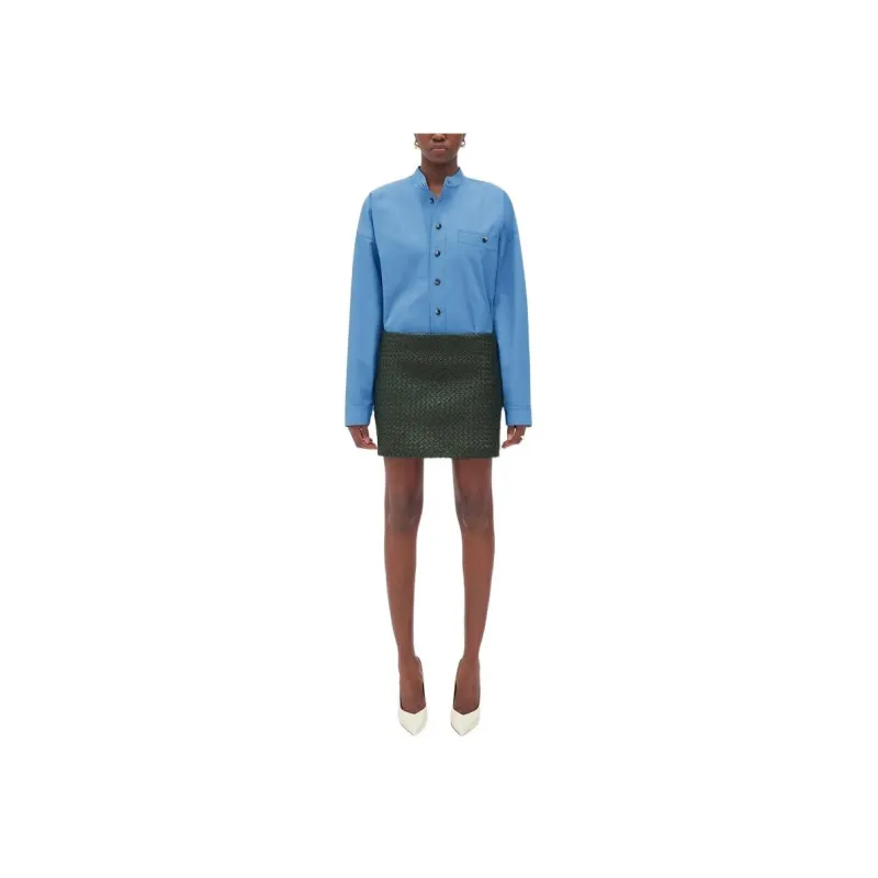 Bottega Veneta FW22 Shirt Women's Blue-1