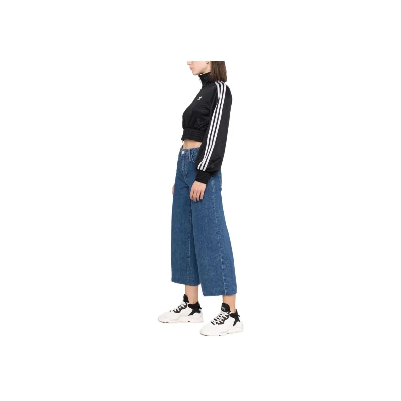 Adidas Originals Cropped Coats Women's Black-3