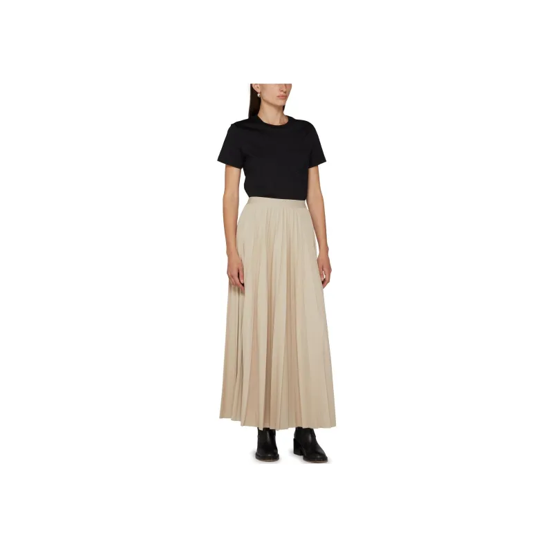 MaxMara Papaia Logo Embroidered Crewneck T Shirt-2