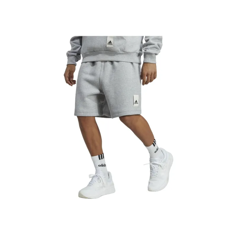 Adidas Casual Shorts Men's Gray-4