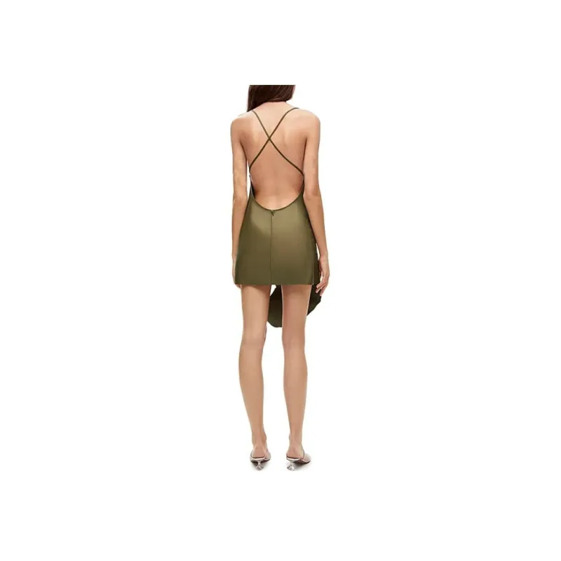 LOEWE Sleeveless Dresses Women's Green-2