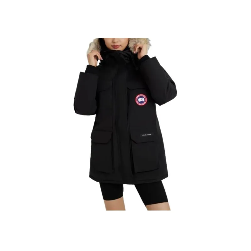 Canada Goose Expedition Series Down Jacket Asia Version, Winter Women's Black-5