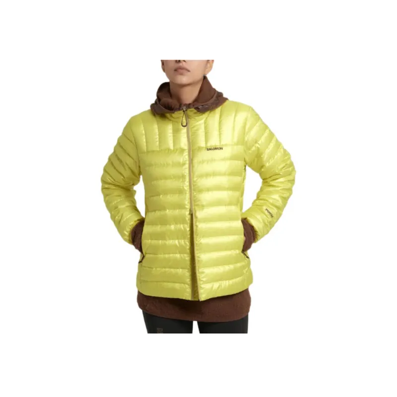SALOMON Down Jacket Women's Yellow-3