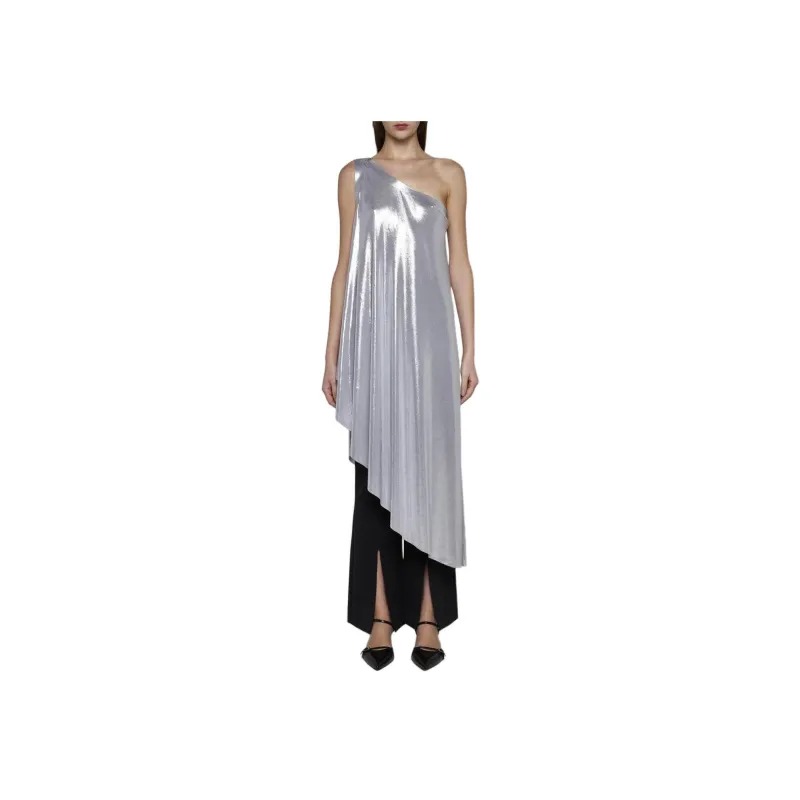 NORMA KAMALI One shoulder Asymmetric Tunic-0