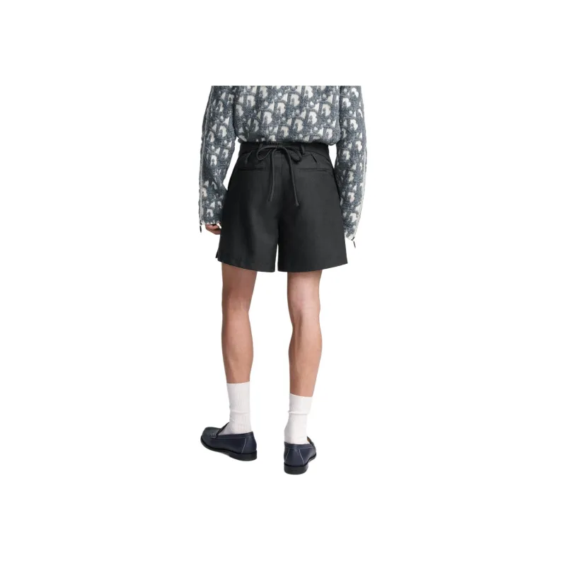 DIOR Tailored Shorts With Tied Bow Casual Shorts Men's Black-4