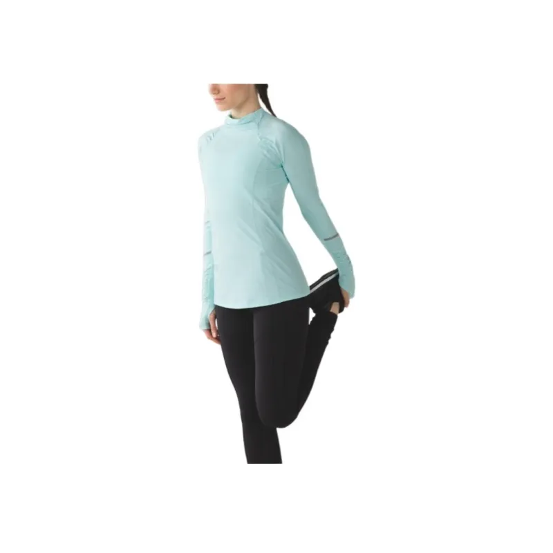 Lululemon T-Shirt Women's Pink Blue-2