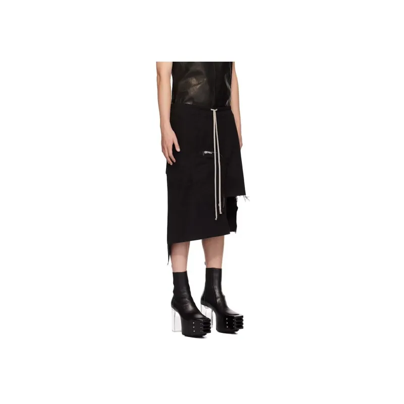RICK OWENS/RO Skirt Men's Black-3