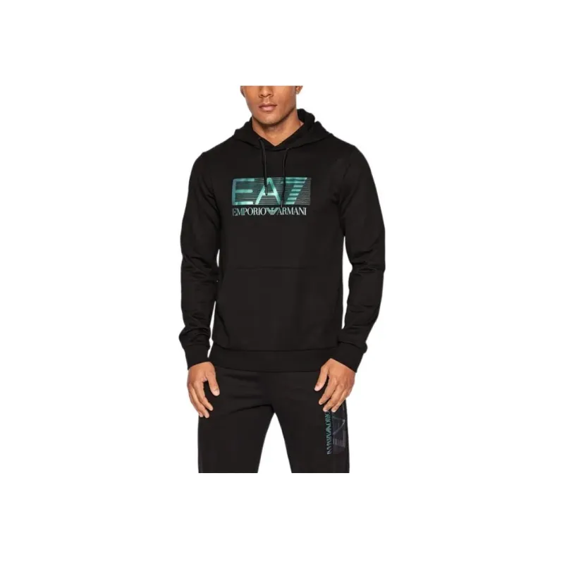 EMPORIO ARMANI Sweatshirts Men Black-2