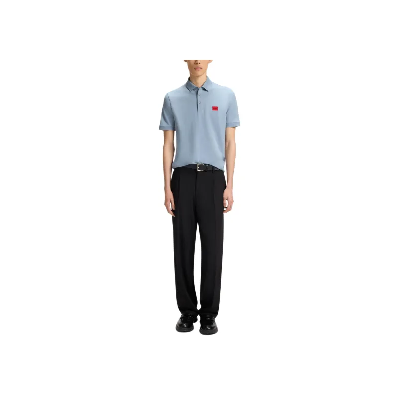 Hugo Logo patch Polo Shirt-3