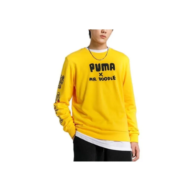 PUMA Sweatshirts Men Lemon-2