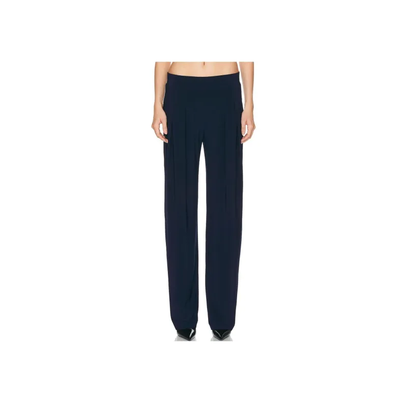 NORMA KAMALI High waisted Straight leg Trousers-0
