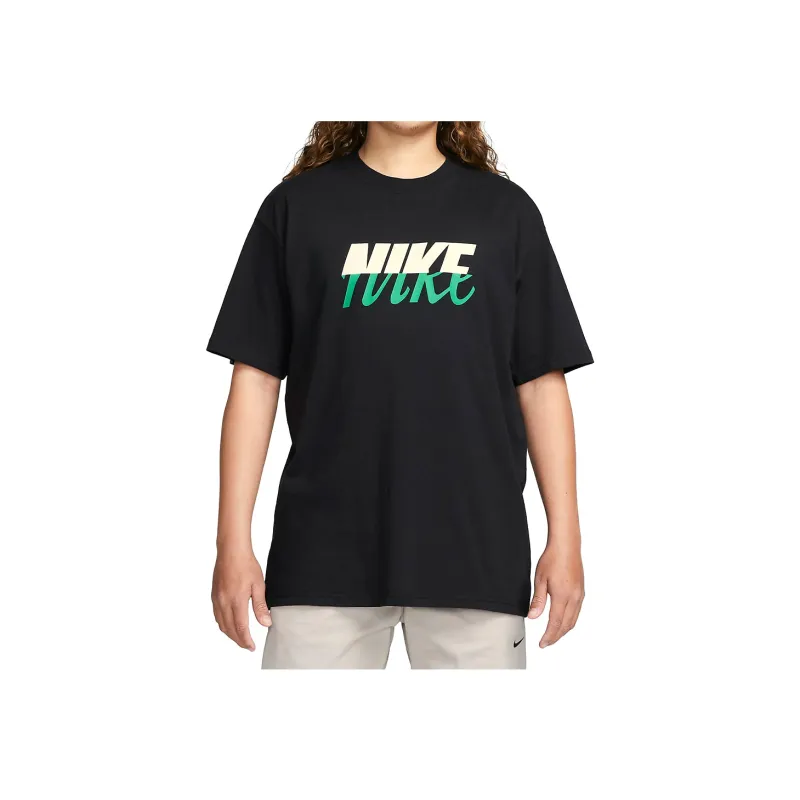 Nike T Shirts Men Black-2
