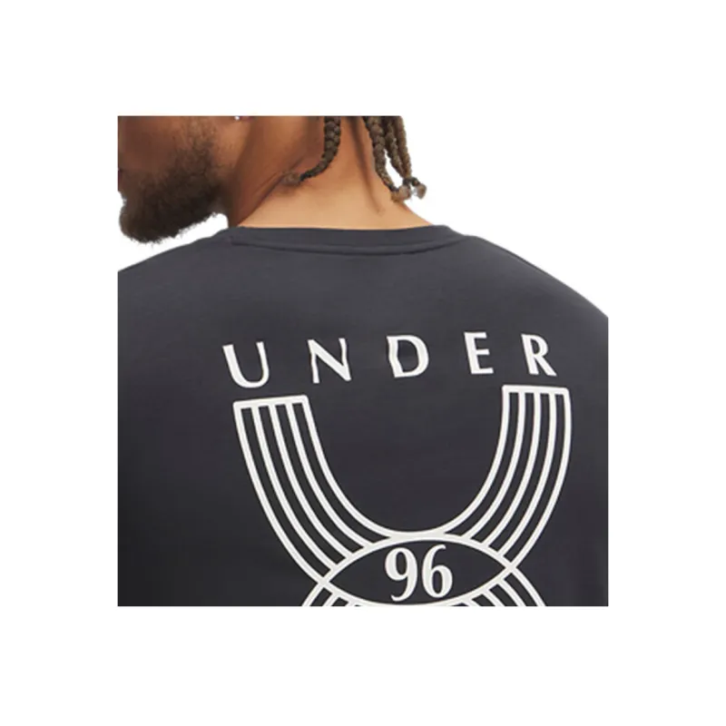 Under Armour SS25 T Shirt Men's Anthracite/White Quartz-2
