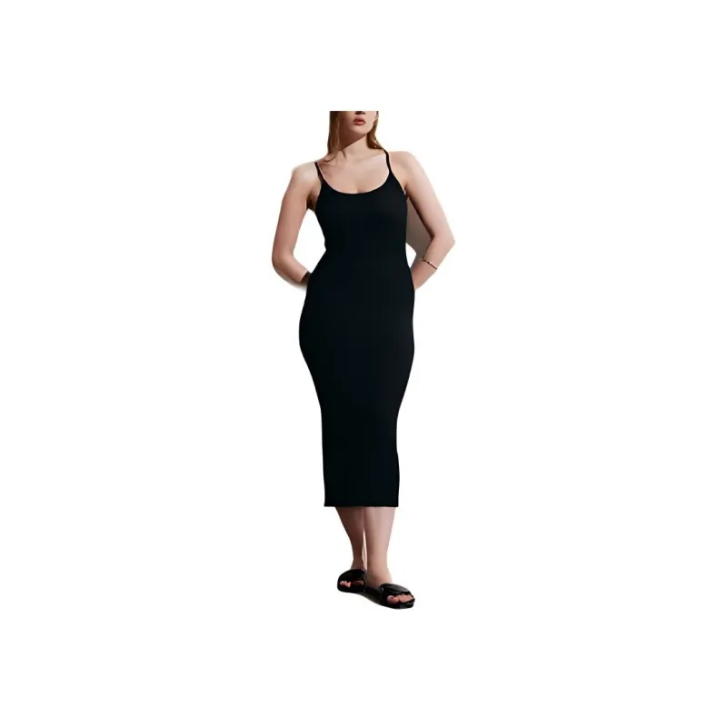 H&M Slip Dresses Women's Black-1