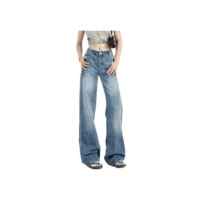 YINLEI Jeans Women's Blue-1