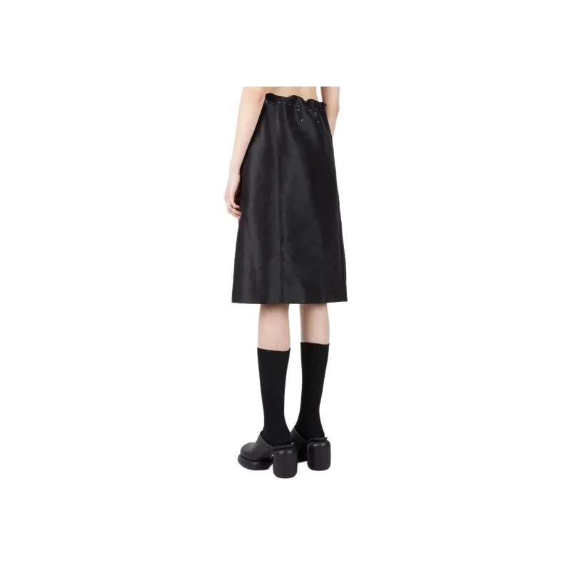 Maison Margiela Drawstring Midi Skirt-4