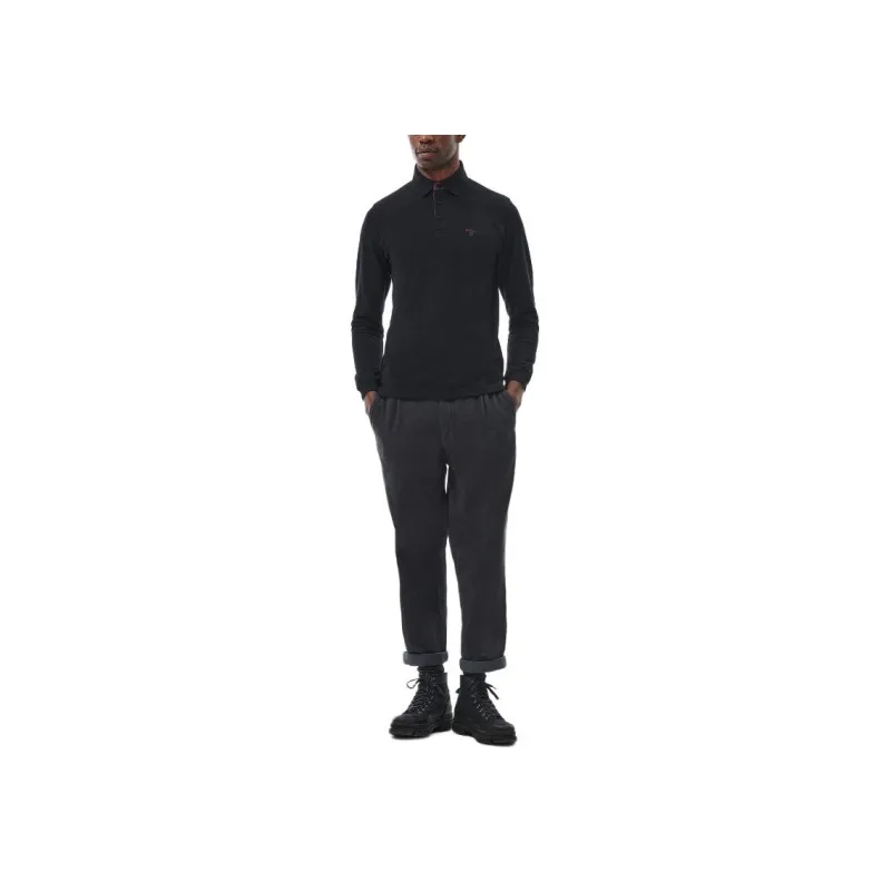 BARBOUR Polo Shirts Men Black-1