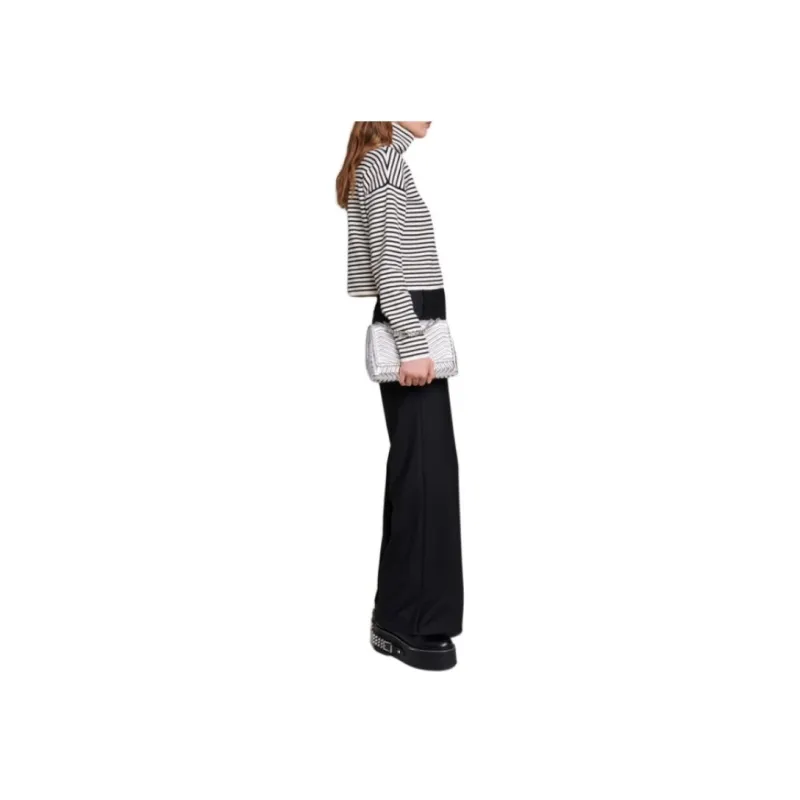 Maje High waist Flared Trousers-3