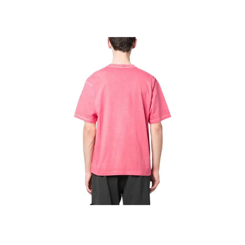 STONE ISLAND T Shirts Men Pink-2