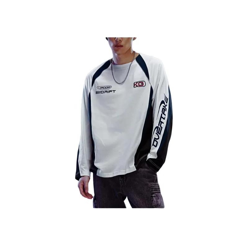 H&M T Shirts Men White/Black-1