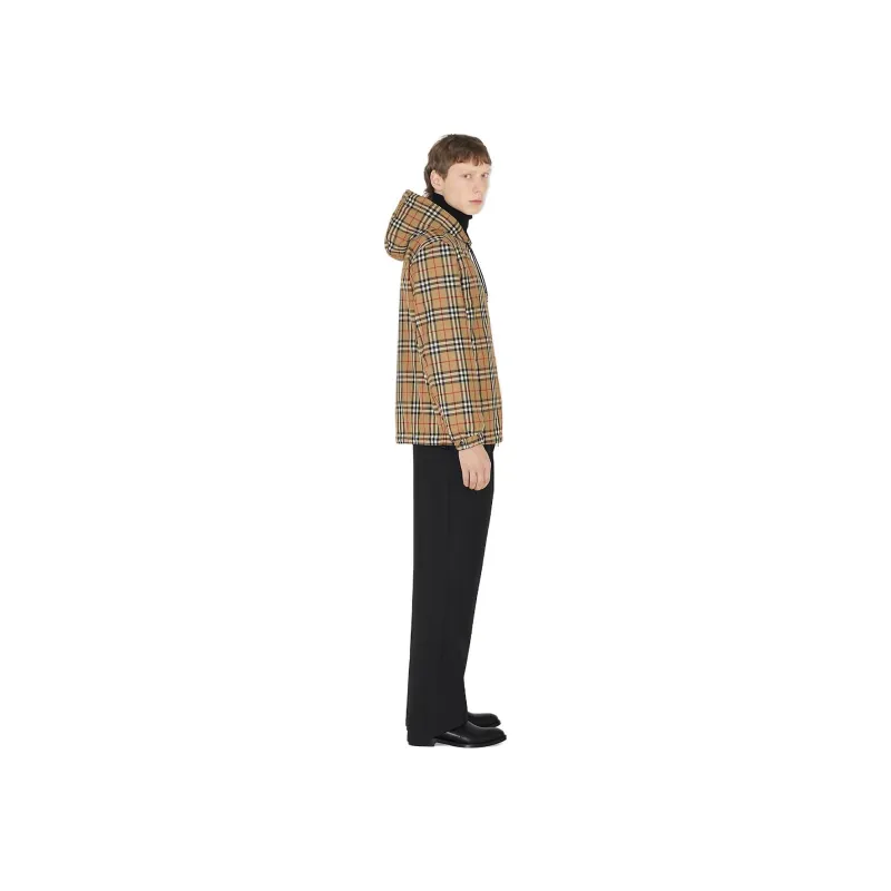 Burberry Check Reversible Hooded Jacket-6