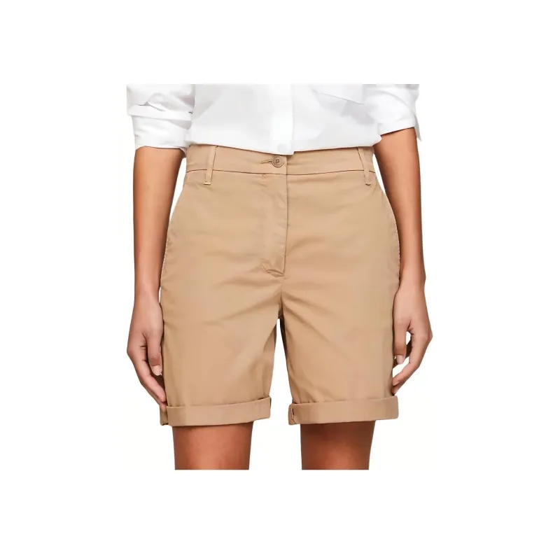 Tommy Hilfiger Logo embroidered Bermuda Shorts-0