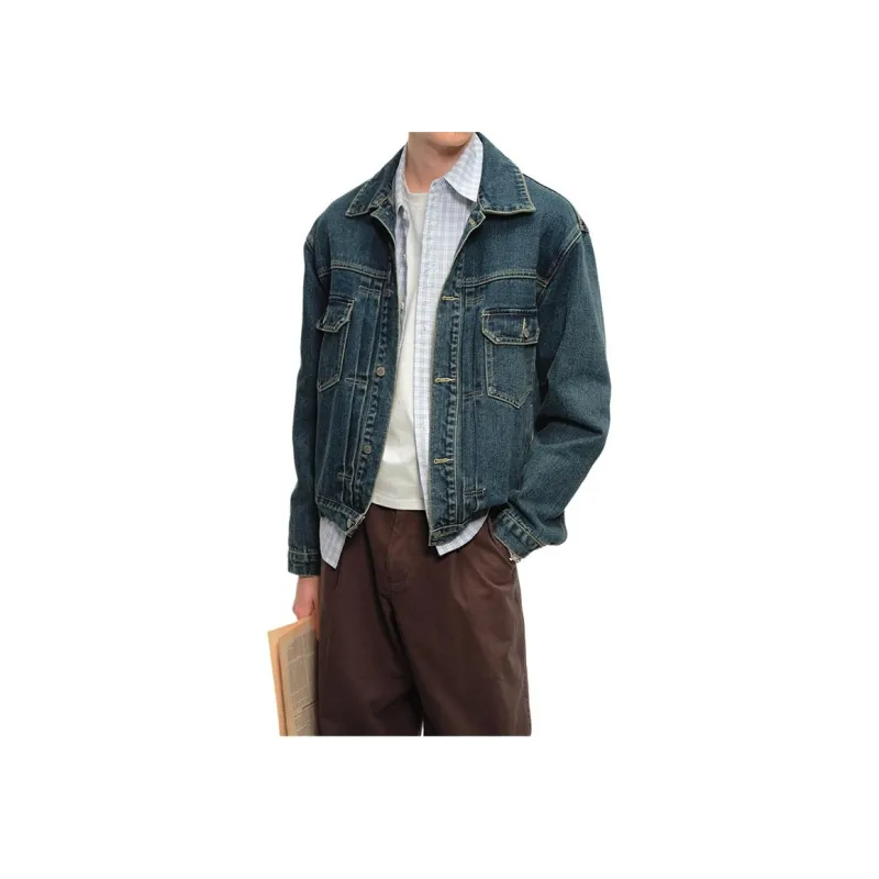 COUNTRY MOMENT Denim Jacket Unisex Nostalgic Blue-6