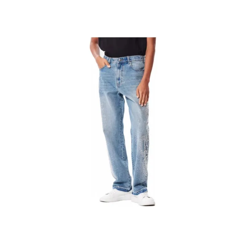 Ed Hardy FW24 Jeans Men's Indigo-2
