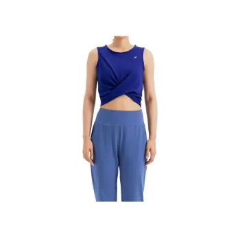 DECATHLON KIMJALY DYN TOP CROP Sport Vests Women's Midnight Blue
