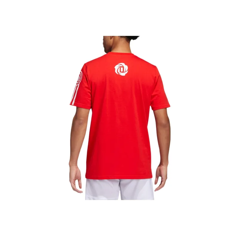 Adidas T Shirts Men Red-2