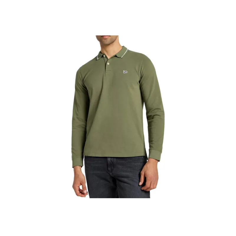 Lee Polo Shirt Men's Commercial Green-0