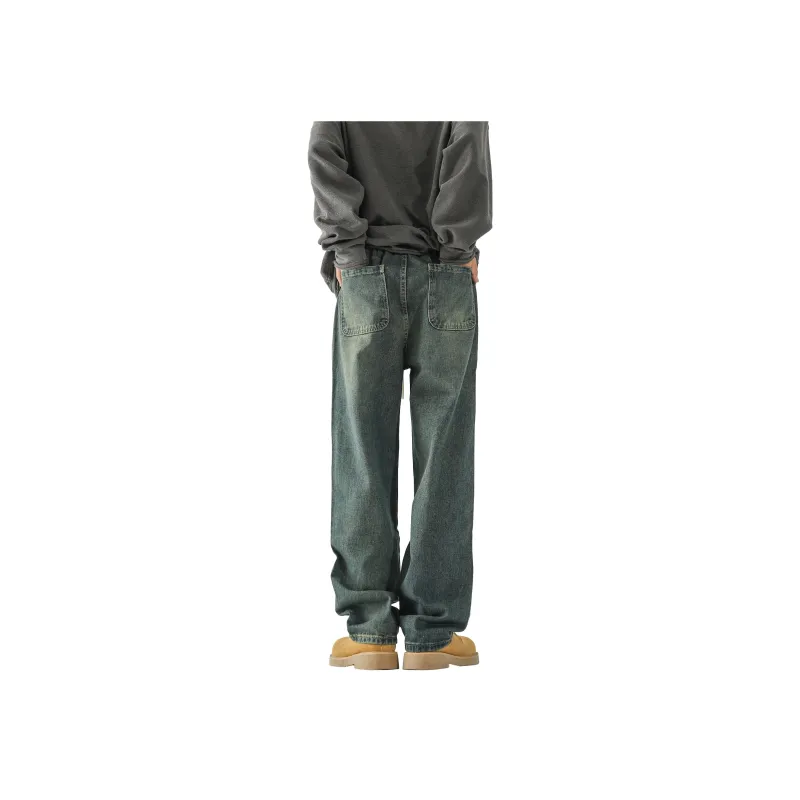 LA'T.WEEKEND Jeans Unisex Vintage Blue-14