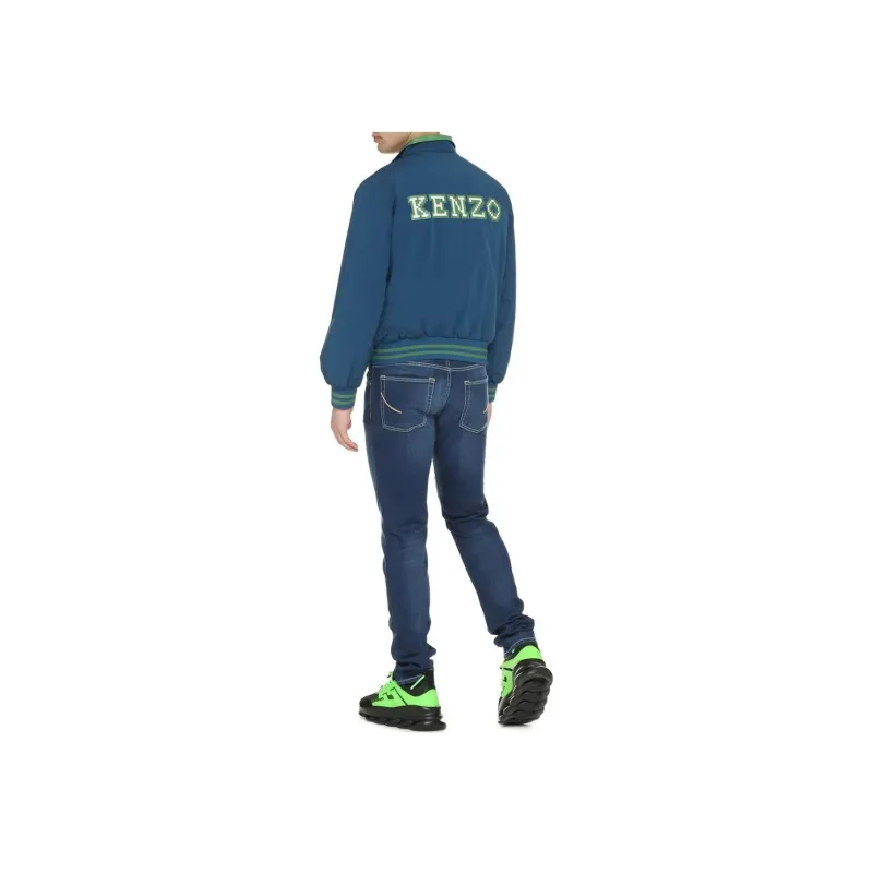 KENZO Pixel Logo Zipped Jacket-2