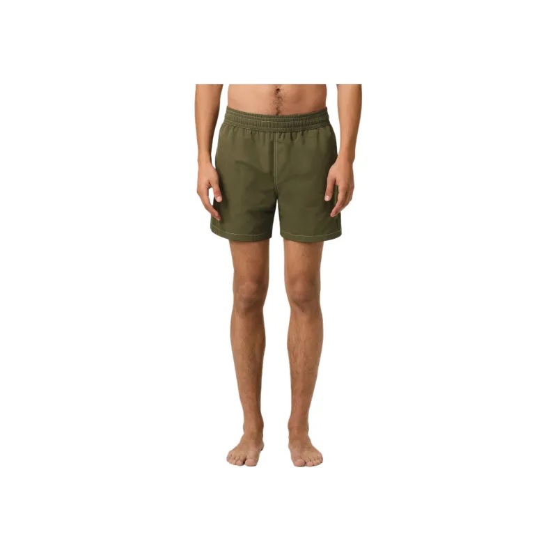 Ami Paris Logo Embroidered Beach Shorts-3
