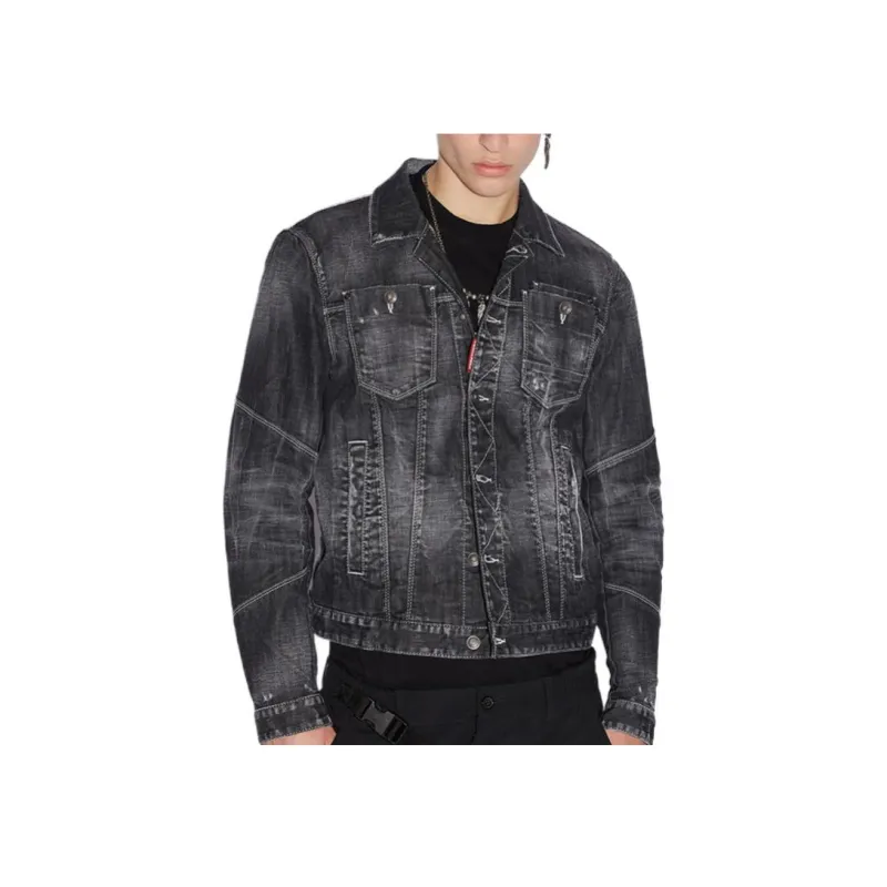 DSQUARED 2 FW22 Jackets Coats Men's Black-2
