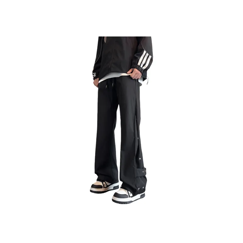 DEFINEX Casual Pants Unisex Black-7
