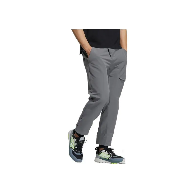 Adidas Knitted Sweatpants Men's Gray-2