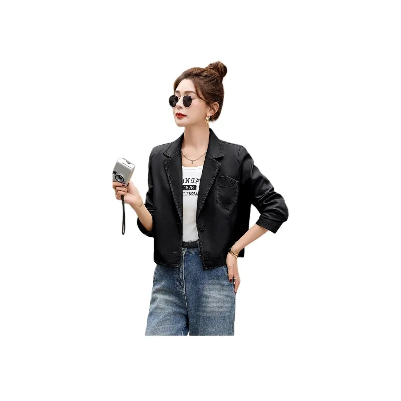 Fele.d Leather Jackets Women's-10