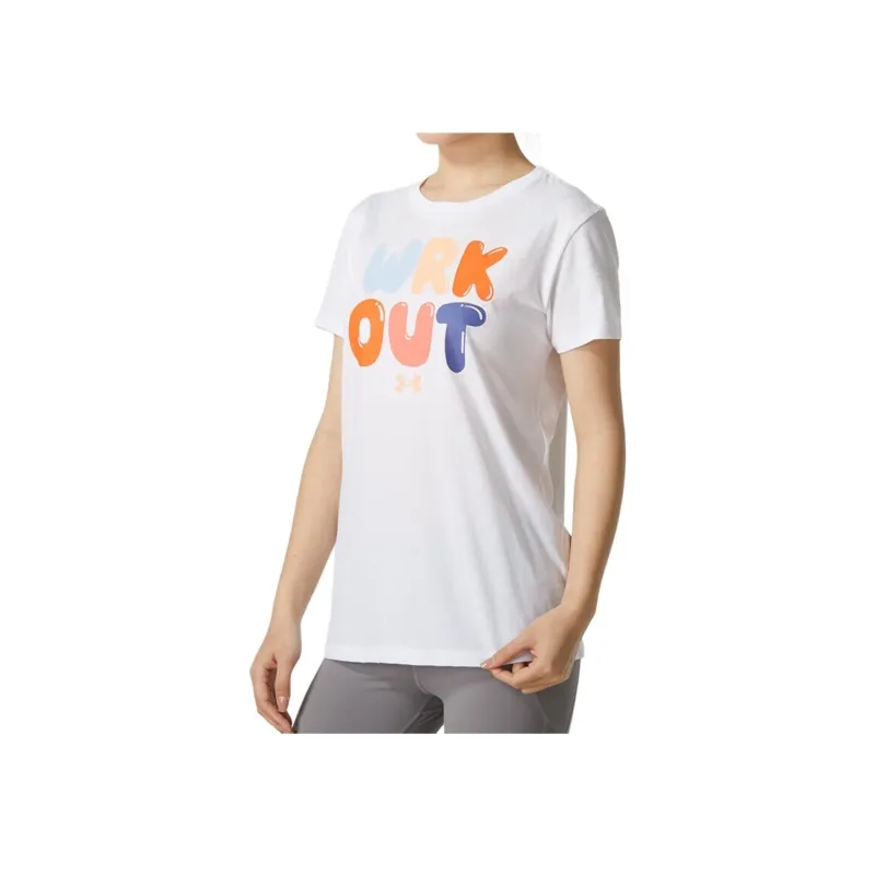 Under Armour T Shirt Women's White-2