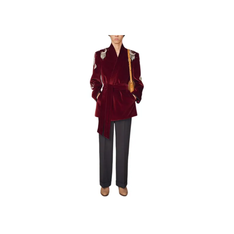 Valentino Wool Gabardine Trousers-4