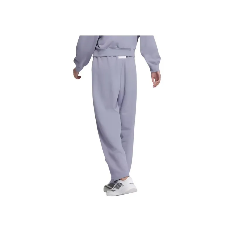 Adidas Knitted Sports Pants Women's Silver Gray Violet-4