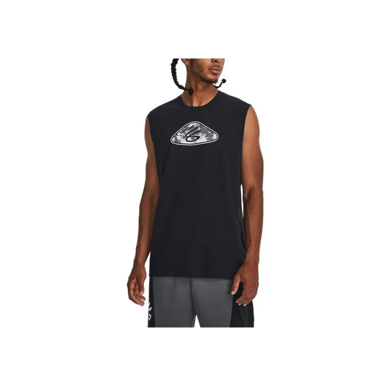 Under Armour Basketball Jersey Men's Black-3