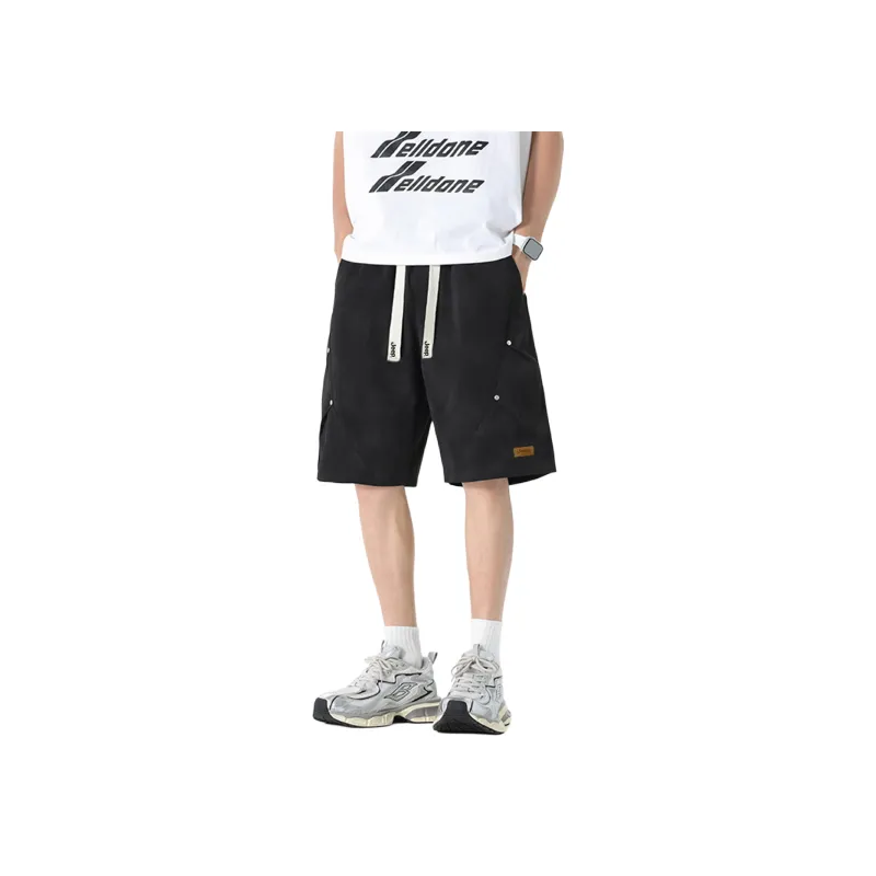 Jeep Leisure Collection Cargo Shorts Men's Black-2