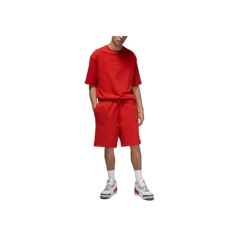 Jordan T Shirts Men Red-4