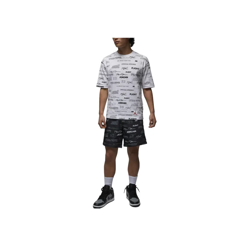Jordan Set-in Sleeve T-Shirt Men's White-2