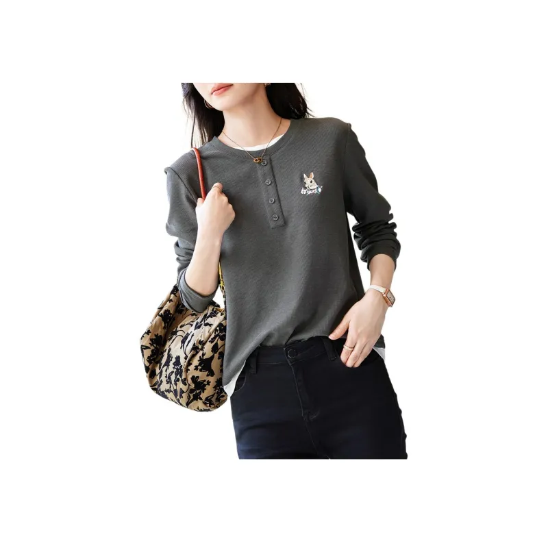 【dme】 Knitwear Women's Dark Gray-2